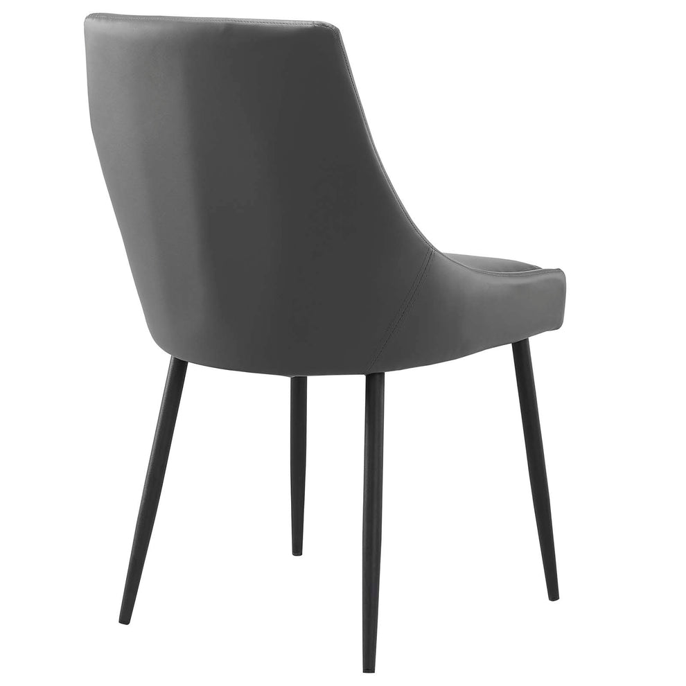 Modway Viscount Vegan Leather Dining Chairs - Set of 2 - EEI-4827 | Dining Chairs | Modishstore - 4