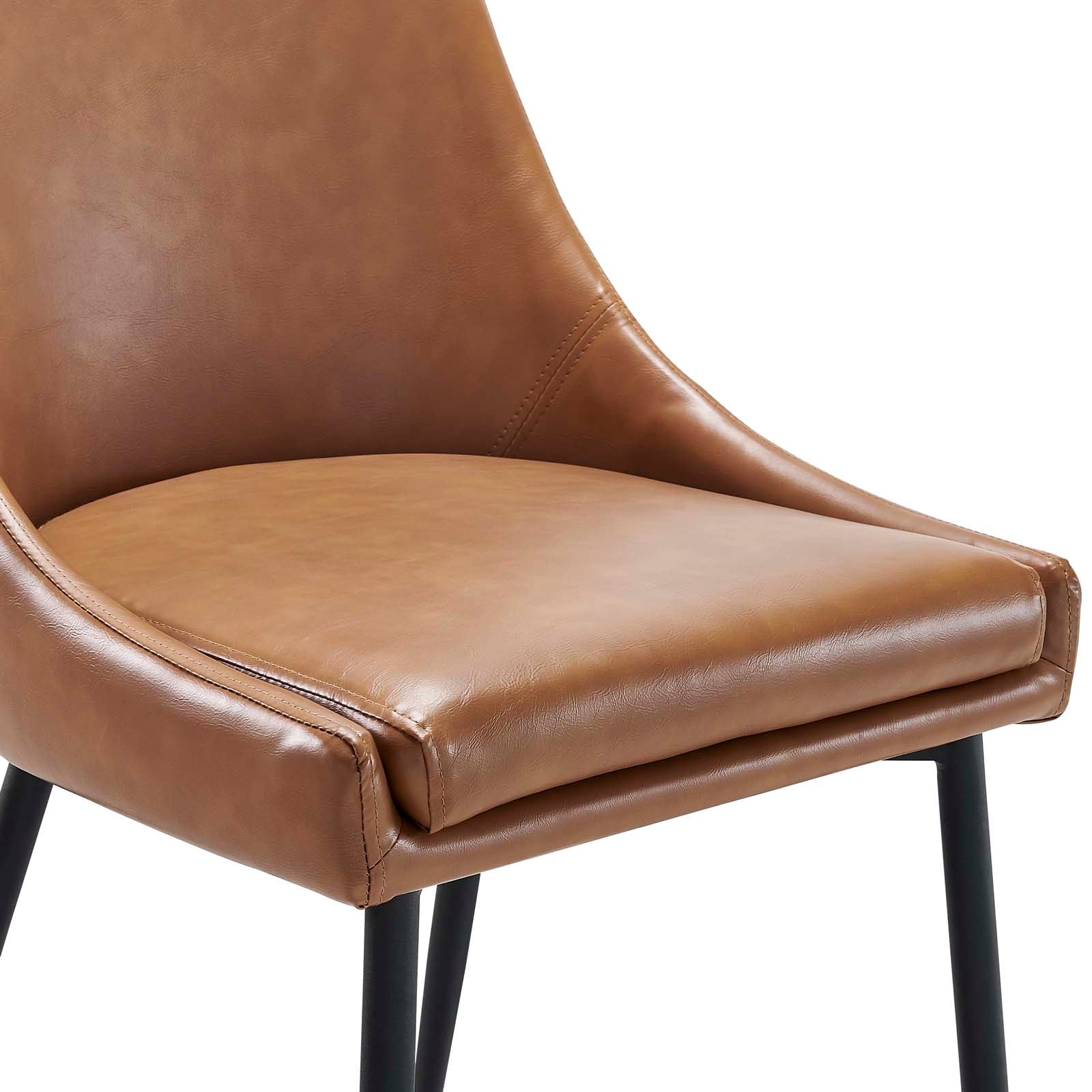 Modway Viscount Vegan Leather Dining Chairs - Set of 2 | Dining Chairs | Modishstore-15
