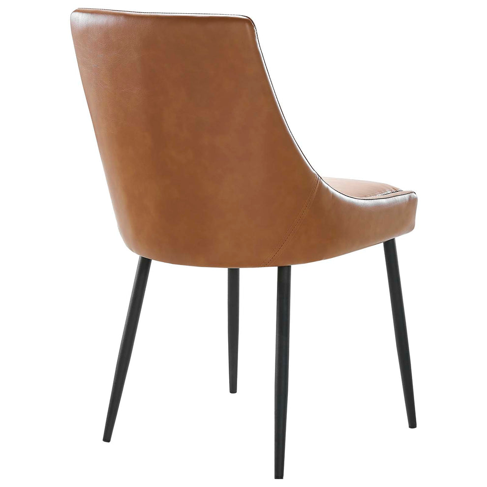 Modway Viscount Vegan Leather Dining Chairs - Set of 2 - EEI-4827 | Dining Chairs | Modishstore - 11