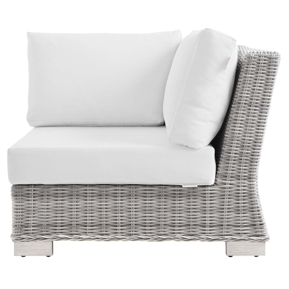 Modway Conway Outdoor Patio Wicker Rattan Corner Chair - EEI-4838 | Outdoor Sofas, Loveseats & Sectionals | Modishstore - 16