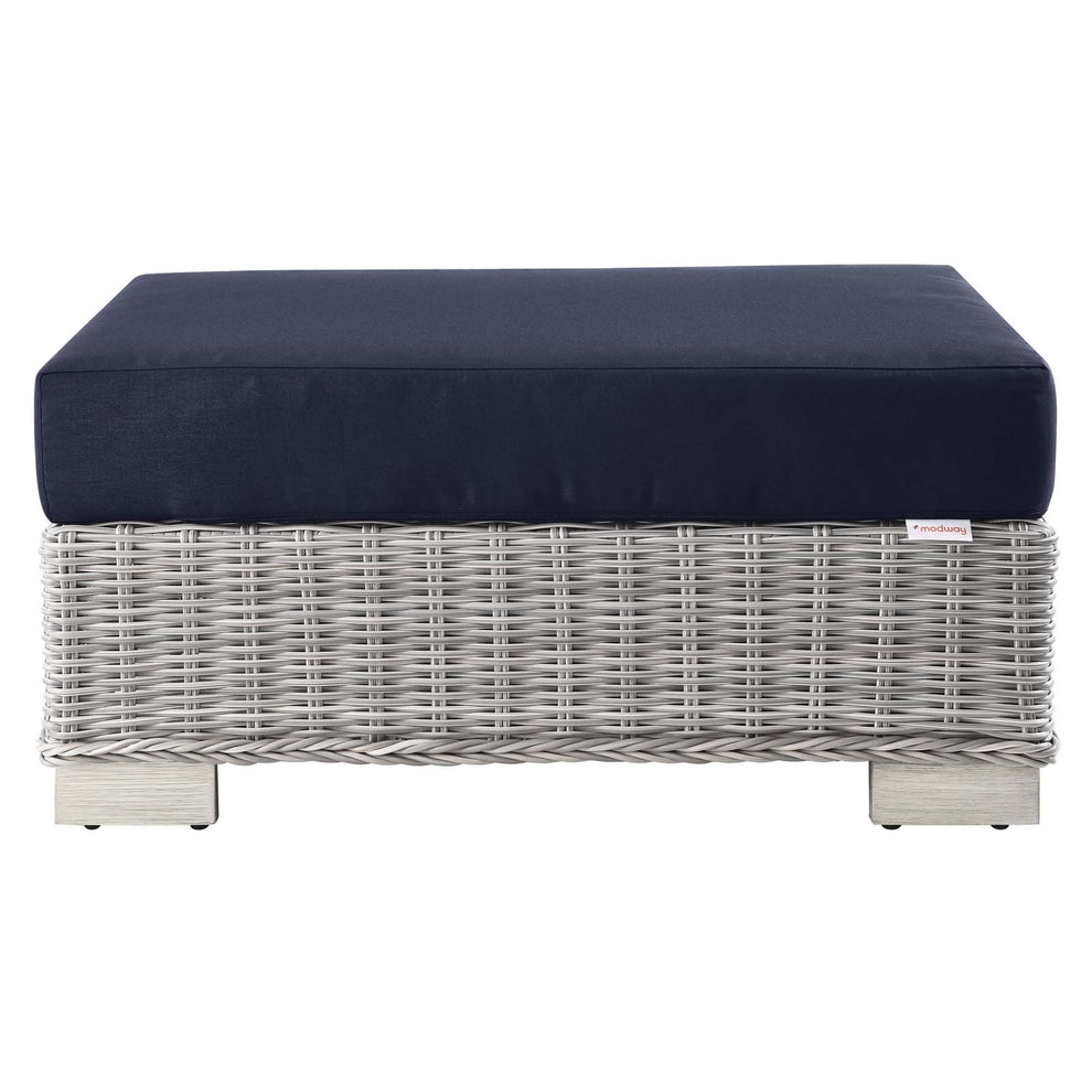 Modway Conway Outdoor Patio Wicker Rattan Ottoman - EEI-4839 | Outdoor Ottomans | Modishstore - 13