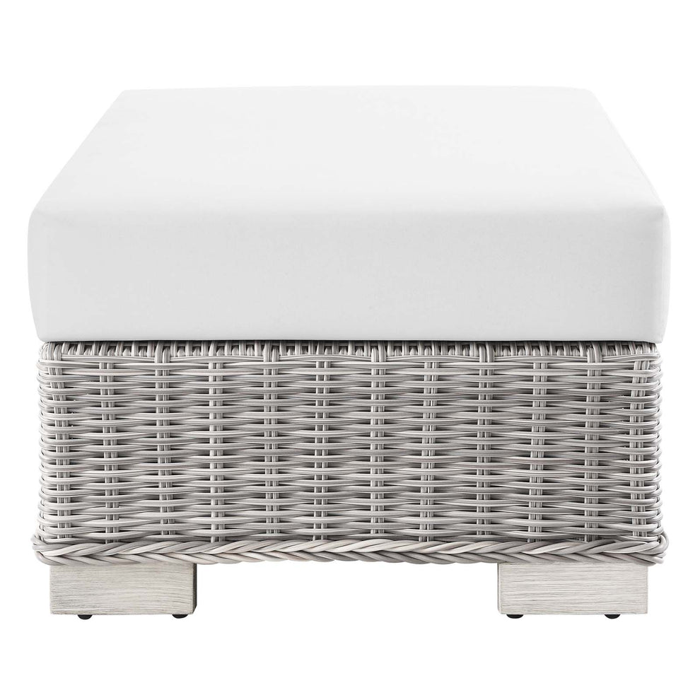 Modway Conway Outdoor Patio Wicker Rattan Ottoman - EEI-4839 | Outdoor Ottomans | Modishstore - 15