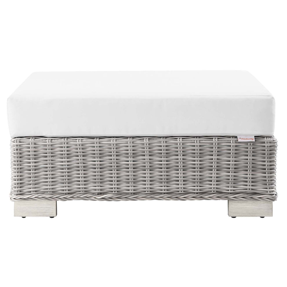 Modway Conway Outdoor Patio Wicker Rattan Ottoman - EEI-4839 | Outdoor Ottomans | Modishstore - 16