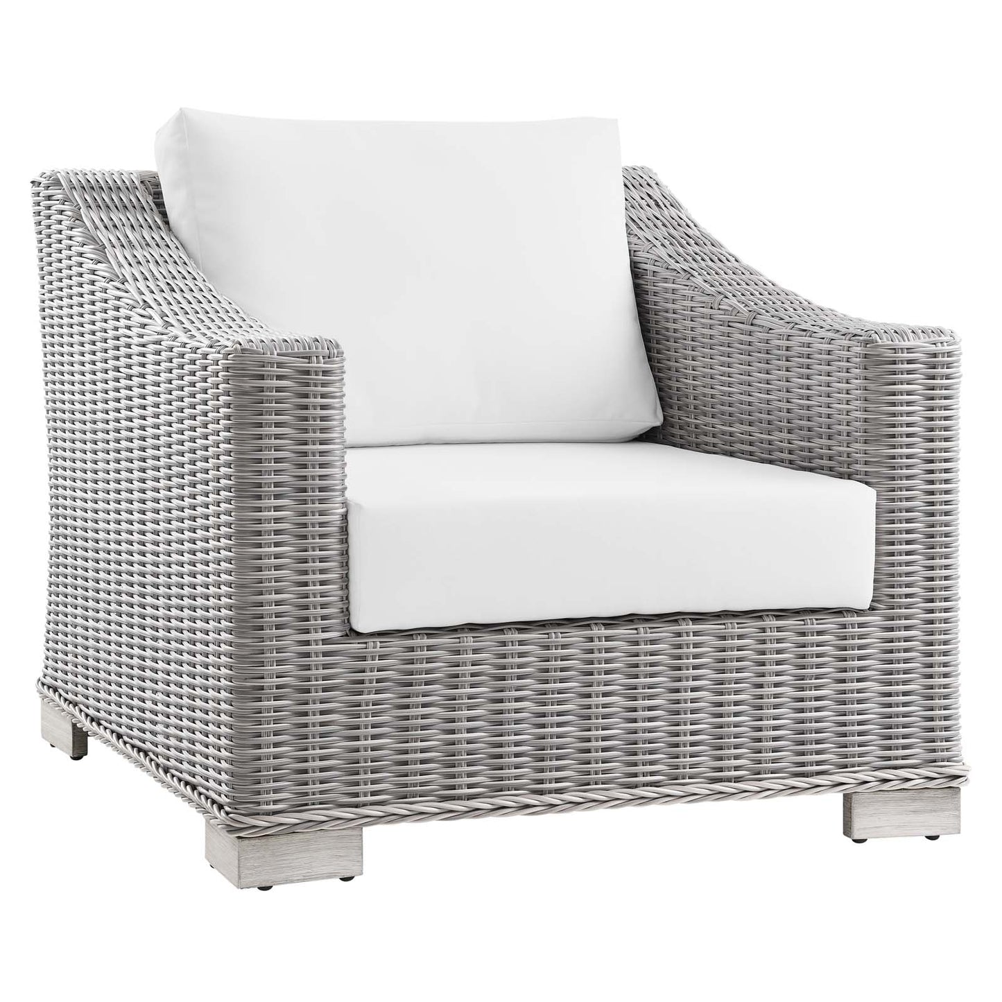 Modway Conway Outdoor Patio Wicker Rattan Armchair | Outdoor Sofas, Loveseats & Sectionals | Modishstore-14