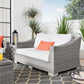 Modway Conway Outdoor Patio Wicker Rattan Loveseat - EEI-4841 | Outdoor Sofas, Loveseats & Sectionals | Modishstore - 11