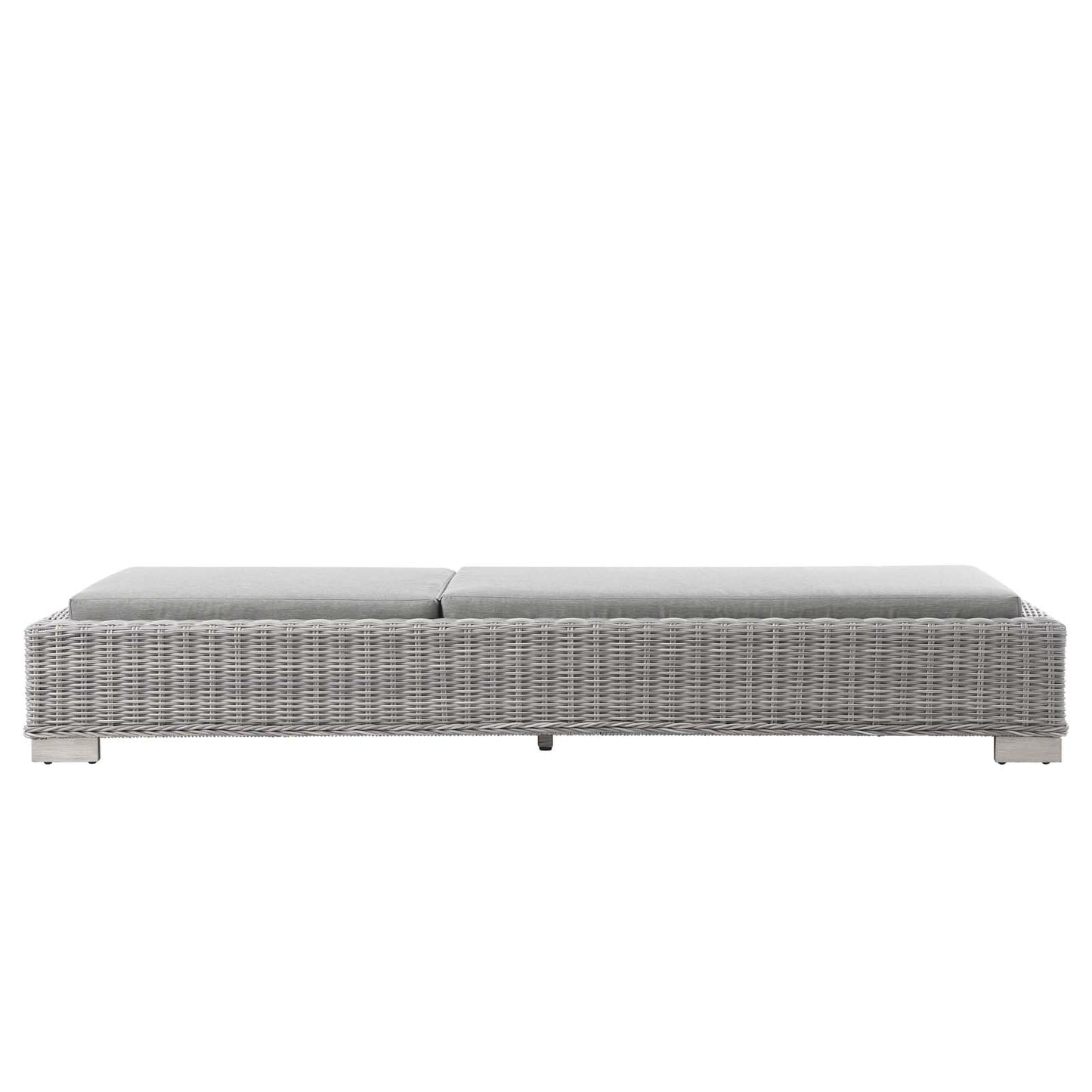 Modway Conway Outdoor Patio Wicker Rattan Chaise Lounge | Outdoor Patio Daybed | Modishstore-3