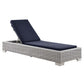 Modway Conway Outdoor Patio Wicker Rattan Chaise Lounge | Outdoor Patio Daybed | Modishstore-7