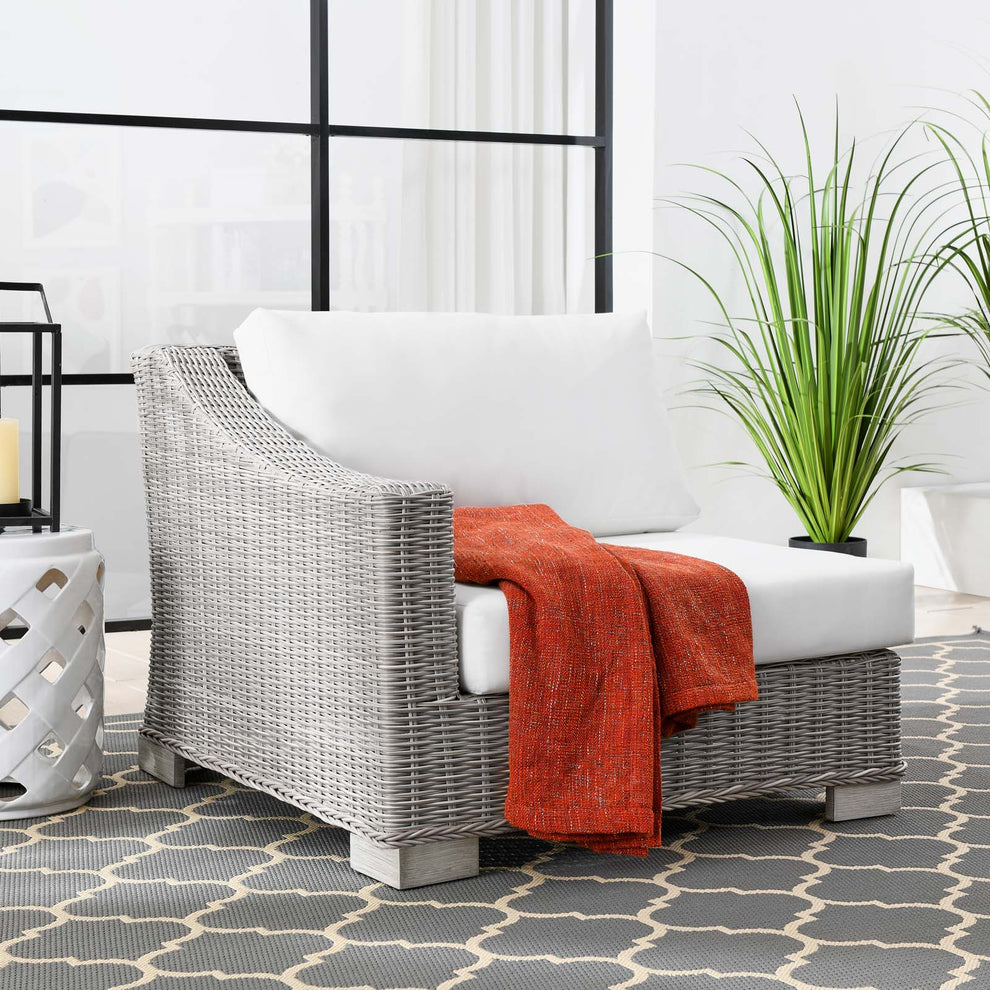 Modway Conway Outdoor Patio Wicker Rattan Left-Arm Chair - EEI-4845 | Outdoor Chairs | Modishstore - 13