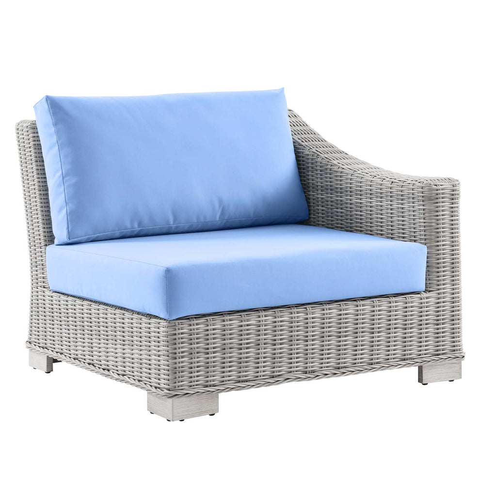 Modway Conway Outdoor Patio Wicker Rattan Right-Arm Chair - EEI-4846 | Outdoor Chairs | Modishstore - 6