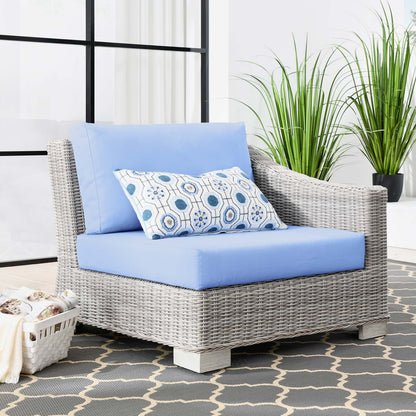 Modway Conway Outdoor Patio Wicker Rattan Right-Arm Chair - EEI-4846 | Outdoor Chairs | Modishstore - 5