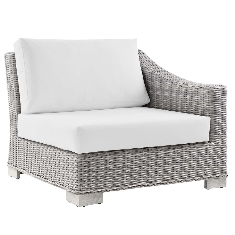 Modway Conway Outdoor Patio Wicker Rattan Right-Arm Chair - EEI-4846 | Outdoor Chairs | Modishstore - 14