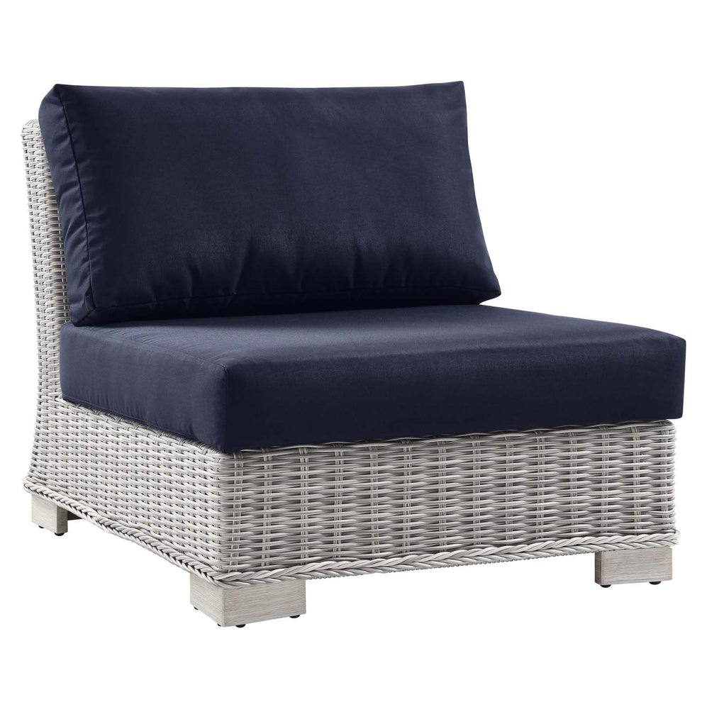 Modway Conway Outdoor Patio Wicker Rattan Armless Chair - EEI-4847 | Outdoor Chairs | Modishstore - 10