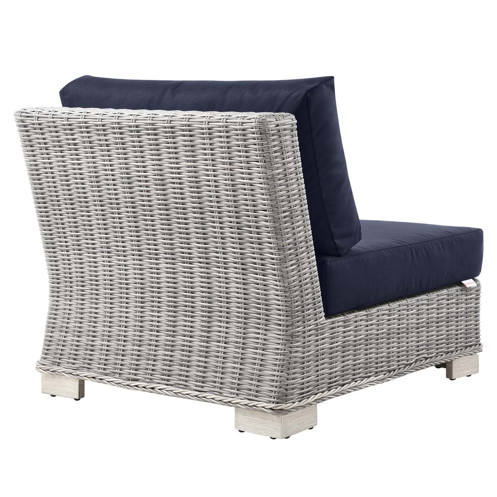 Modway Conway Outdoor Patio Wicker Rattan Armless Chair - EEI-4847 | Outdoor Chairs | Modishstore - 12