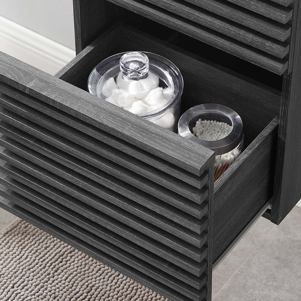 Render 18" Wall-Mount Bathroom Vanity Cabinet By Modway - EEI-4848 | Bathroom Accessories | Modishstore - 7