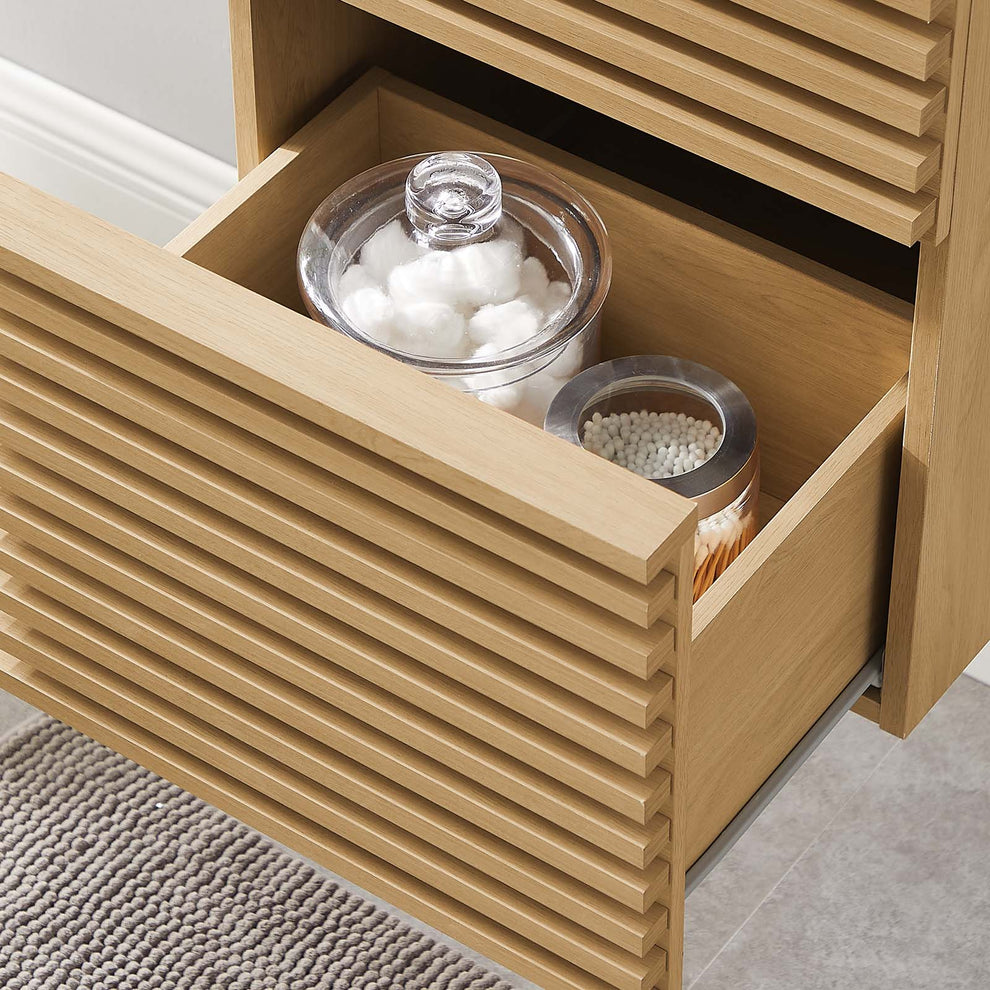 Render 18" Wall-Mount Bathroom Vanity Cabinet By Modway - EEI-4848 | Bathroom Accessories | Modishstore - 22