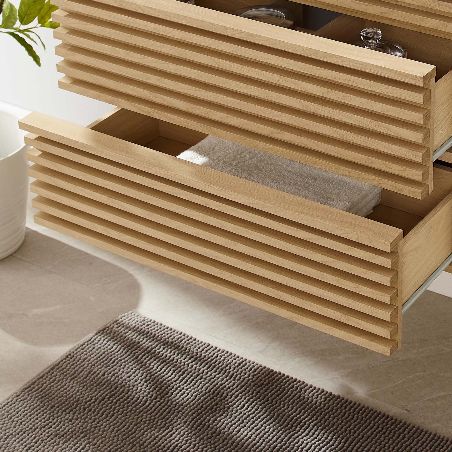 Render 30" Wall-Mount Bathroom Vanity By Modway - EEI-4850 | Bathroom Accessories | Modishstore - 22