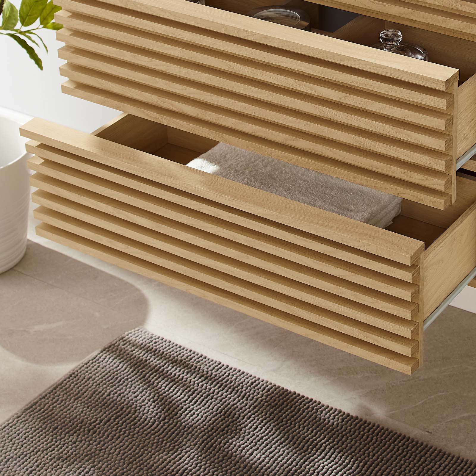 Render 30" Wall-Mount Bathroom Vanity By Modway - EEI-4850 | Bathroom Accessories | Modishstore - 22