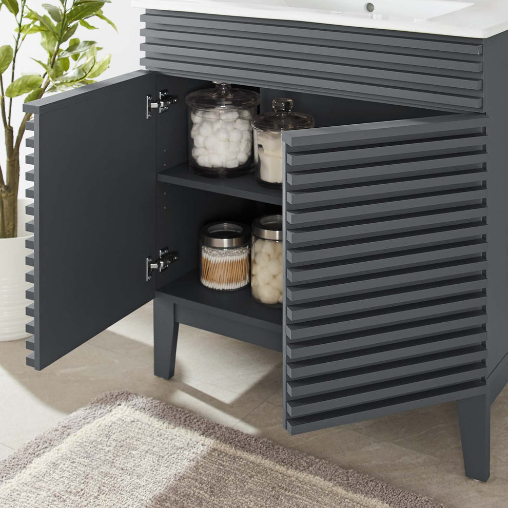Render 30" Bathroom Vanity Cabinet By Modway - EEI-4851 | Bathroom Accessories | Modishstore - 14