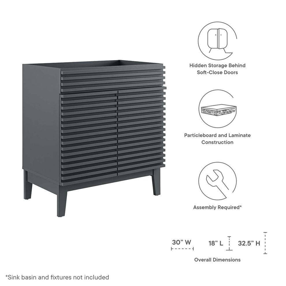 Render 30" Bathroom Vanity Cabinet By Modway - EEI-4851 | Bathroom Accessories | Modishstore - 15