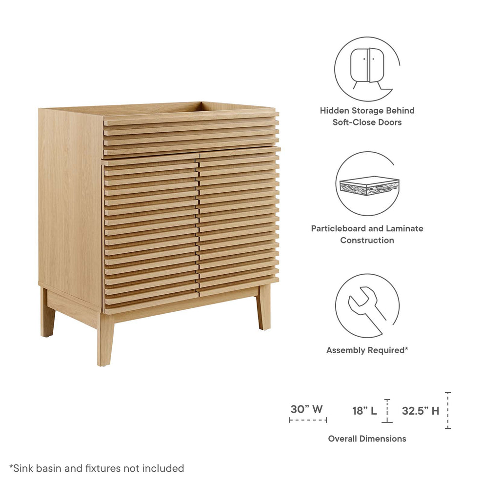 Render 30" Bathroom Vanity Cabinet By Modway - EEI-4851 | Bathroom Accessories | Modishstore - 23