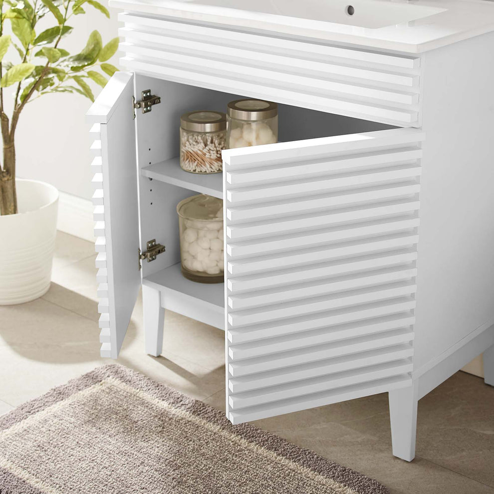 Render 30" Bathroom Vanity Cabinet By Modway - EEI-4851 | Bathroom Accessories | Modishstore - 38