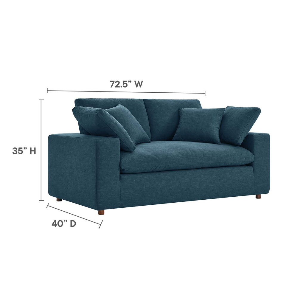 Commix Down Filled Overstuffed Loveseat By Modway - EEI-4859 | Loveseats | Modishstore - 7