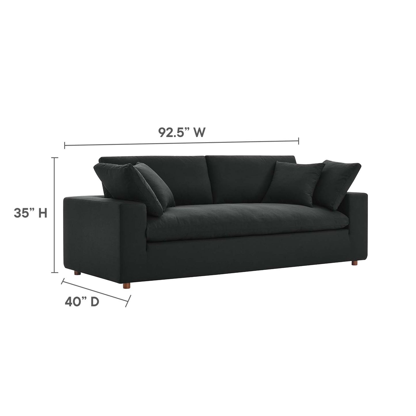 Commix Down Filled Overstuffed Sofa By Modway - EEI-4860 | Sofas | Modishstore - 15