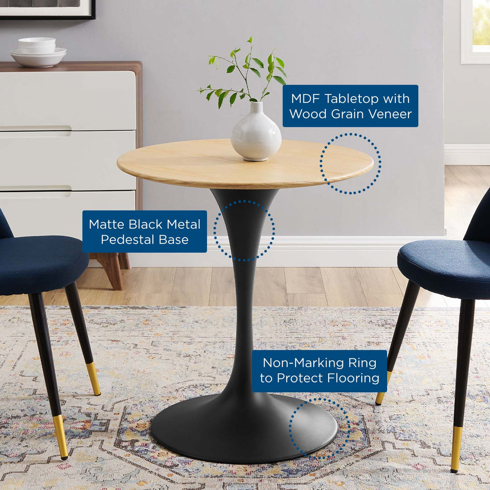 Lippa 28" Wood Dining Table By Modway - EEI-4861 | Dining Tables | Modishstore - 10