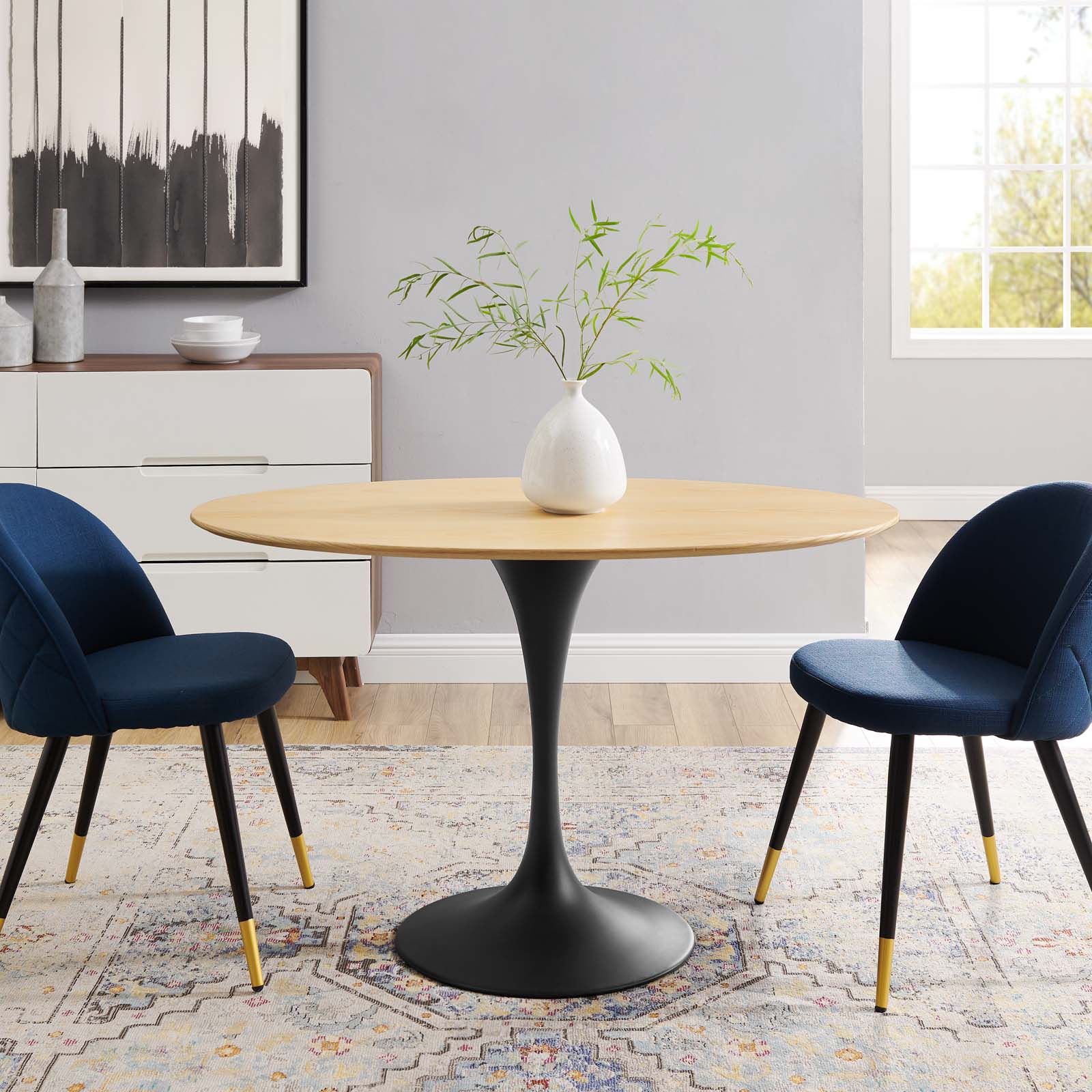 Lippa 48" Wood Oval Dining Table By Modway - EEI-4863 | Dining Tables | Modishstore - 1