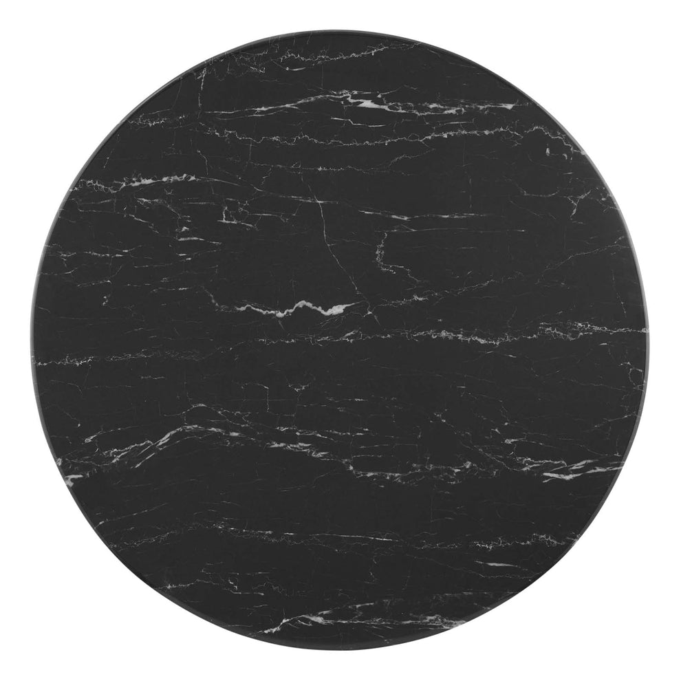 Lippa 28" Artificial Marble Dining Table By Modway - EEI-4867 | Dining Tables | Modishstore - 3