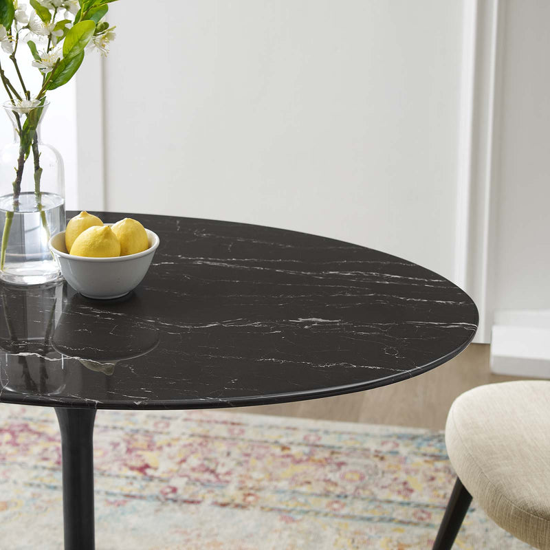 Lippa 42" Artificial Marble Dining Table By Modway - EEI-4869 | Dining Tables | Modishstore - 1