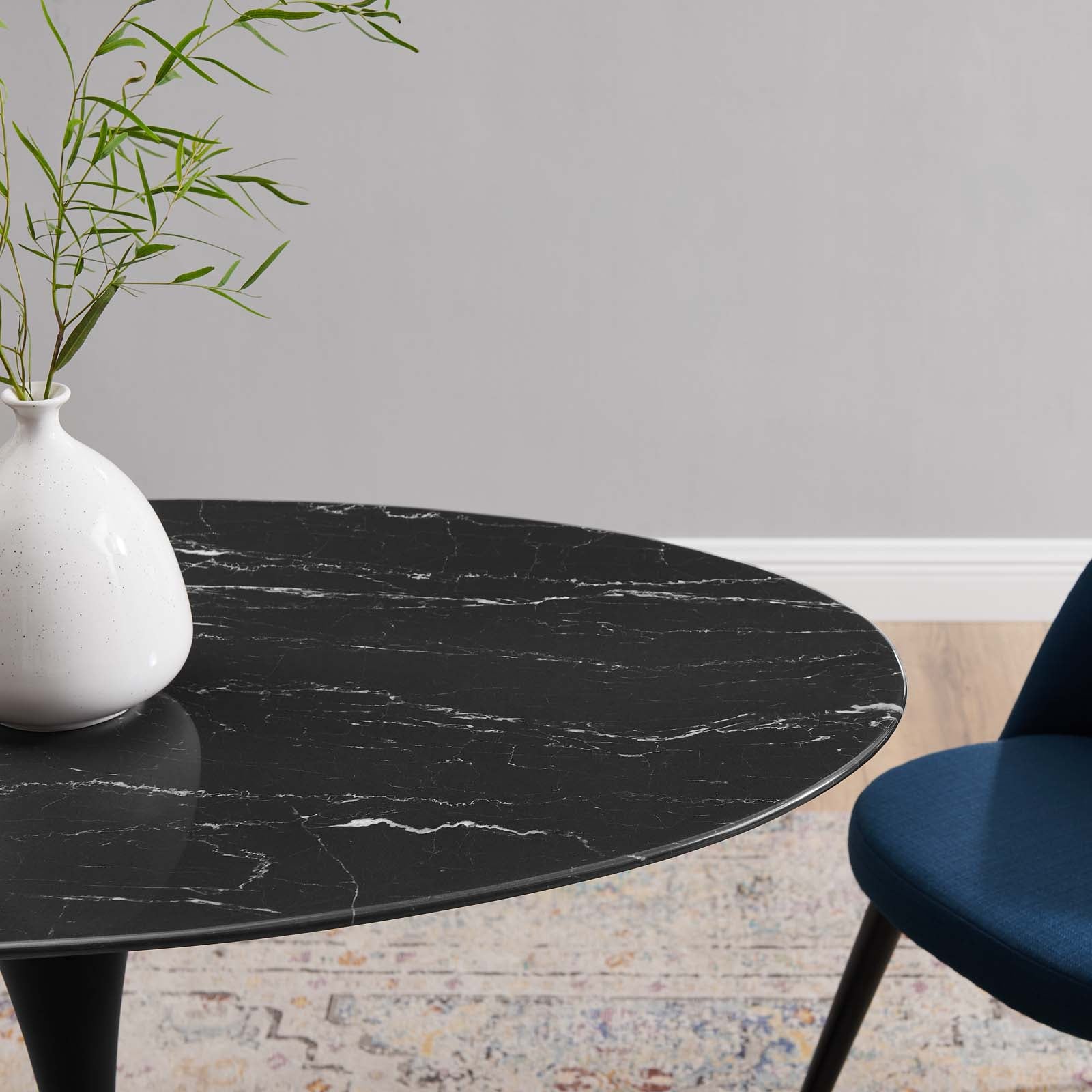Lippa 48" Artificial Marble Dining Table By Modway - EEI-4870 | Dining Tables | Modishstore - 1