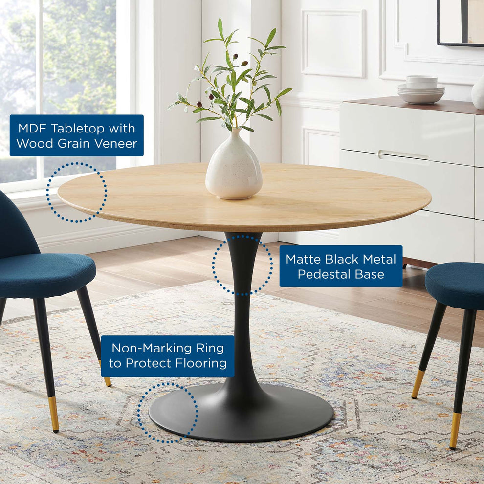 Lippa 47" Wood Dining Table By Modway - EEI-4872 | Dining Tables | Modishstore - 18
