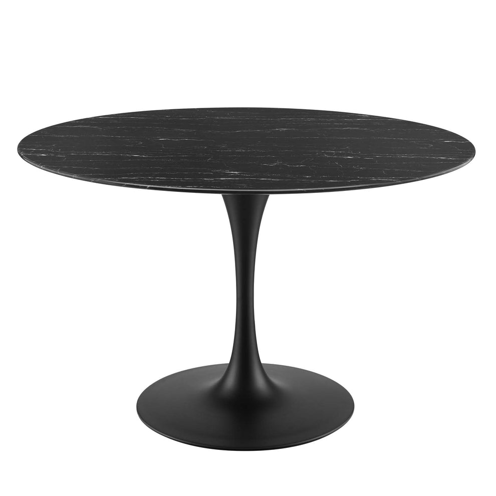 Lippa 47" Artificial Marble Dining Table By Modway - EEI-4877 | Dining Tables | Modishstore - 4