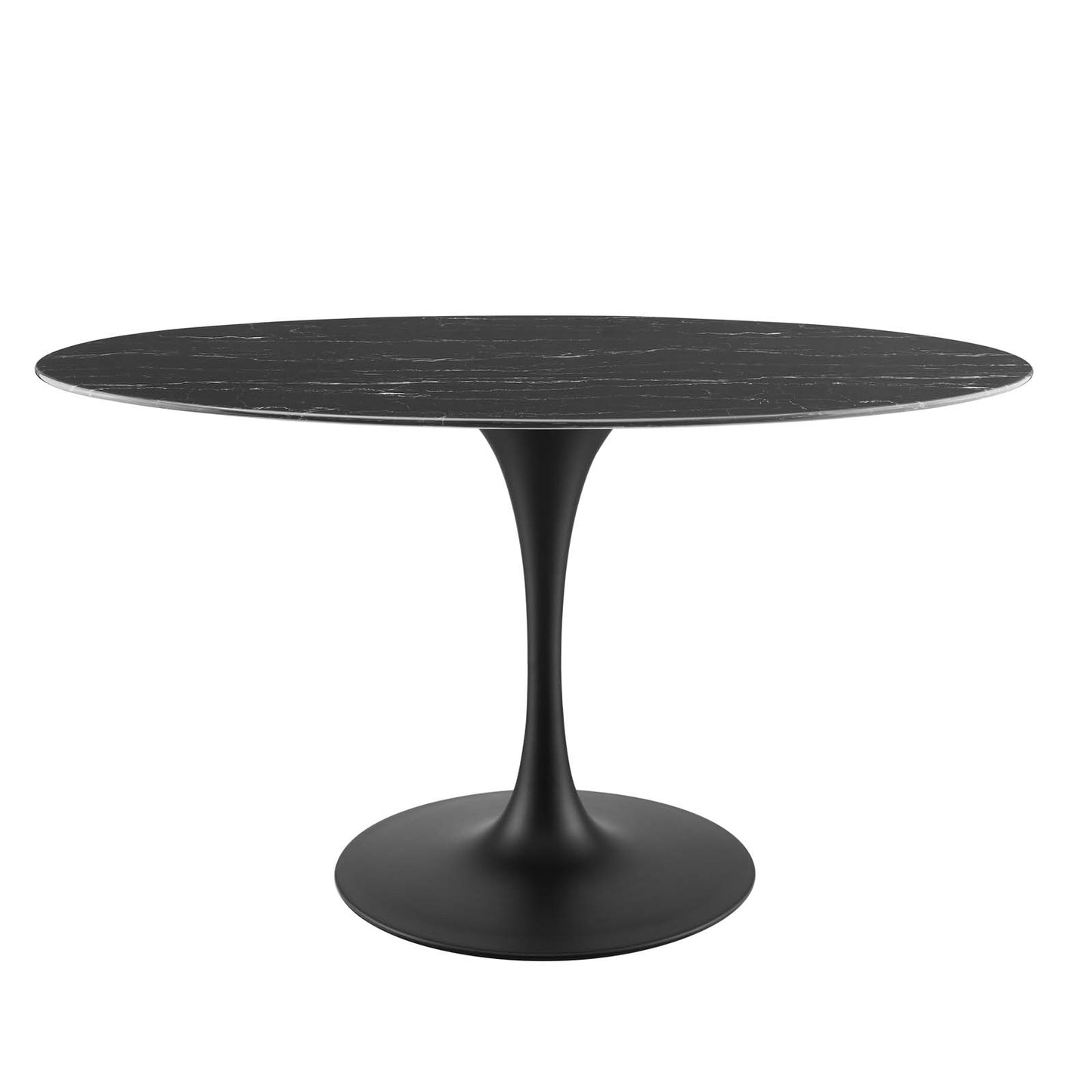 Lippa 54" Artificial Marble Oval Dining Table By Modway | Dining Tables | Modishstore-2