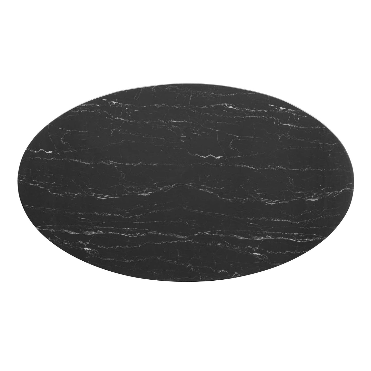 Lippa 60" Artificial Marble Oval Dining Table By Modway - EEI-4881 | Dining Tables | Modishstore - 4