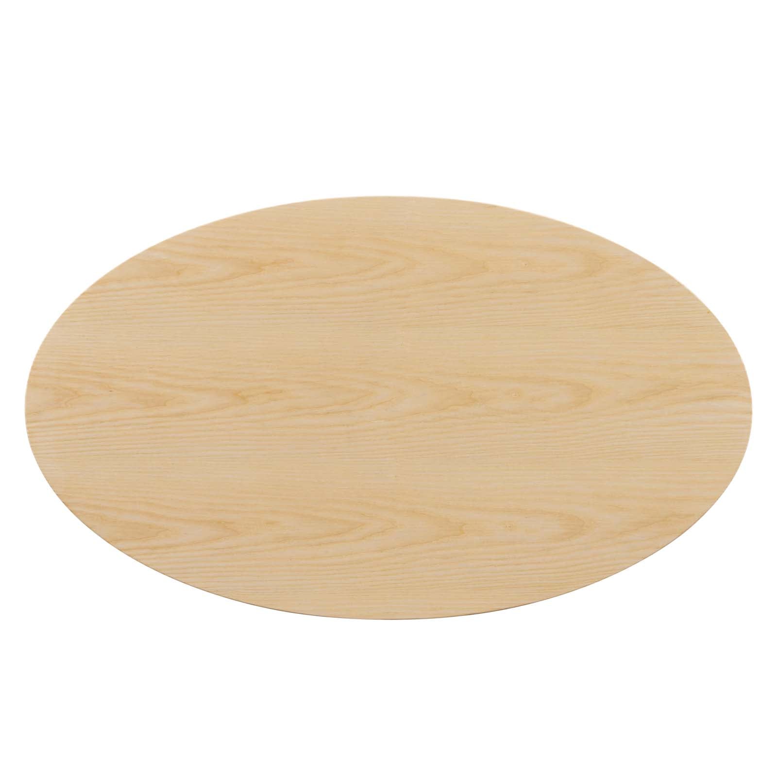 Lippa 48" Wood Oval Coffee Table By Modway - EEI-4883 | Coffee Tables | Modishstore - 3
