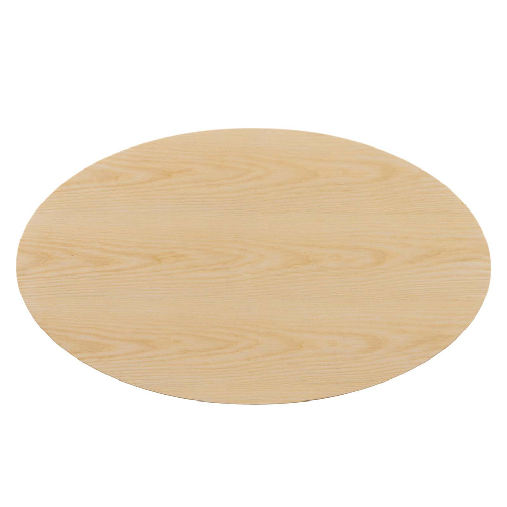Lippa 48" Wood Oval Coffee Table By Modway - EEI-4883 | Coffee Tables | Modishstore - 3