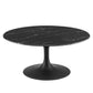 Modway Lippa 36" Round Artificial Marble Coffee Table | Coffee Tables | Modishstore-2