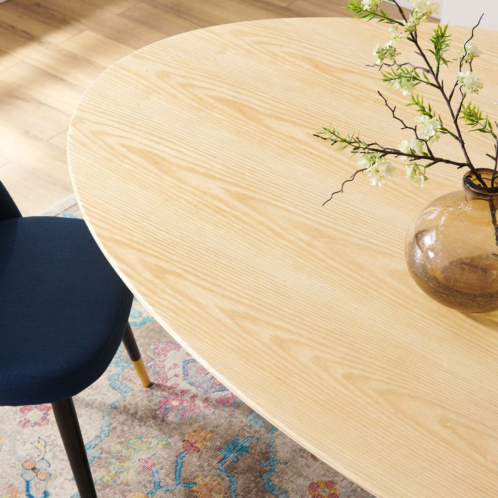 Lippa 78" Wood Oval Dining Table By Modway - EEI-4888 | Dining Tables | Modishstore - 15
