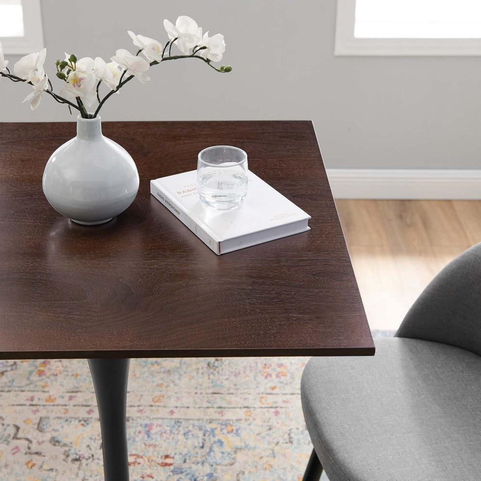 Lippa 28" Square Wood Bar Table By Modway - EEI-4891 | Bar Tables | Modishstore - 1