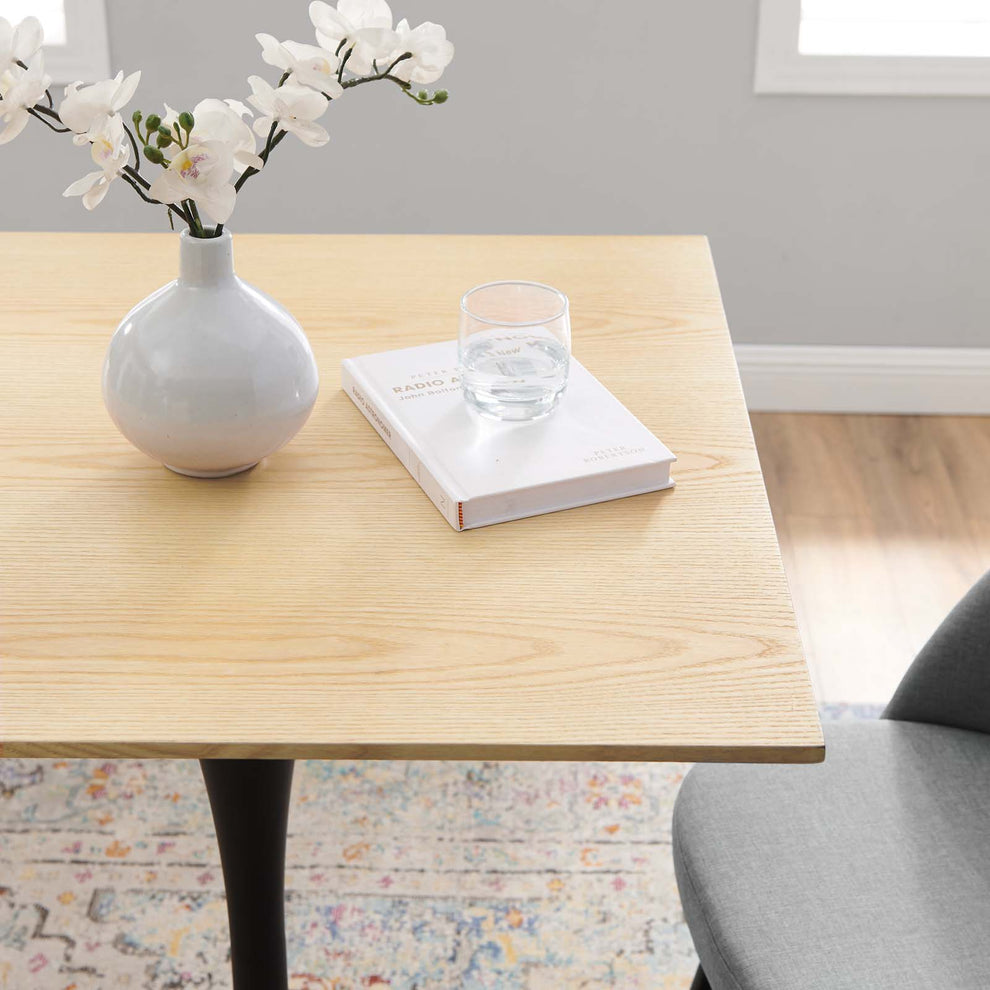 Lippa 28" Square Wood Bar Table By Modway - EEI-4891 | Bar Tables | Modishstore - 6
