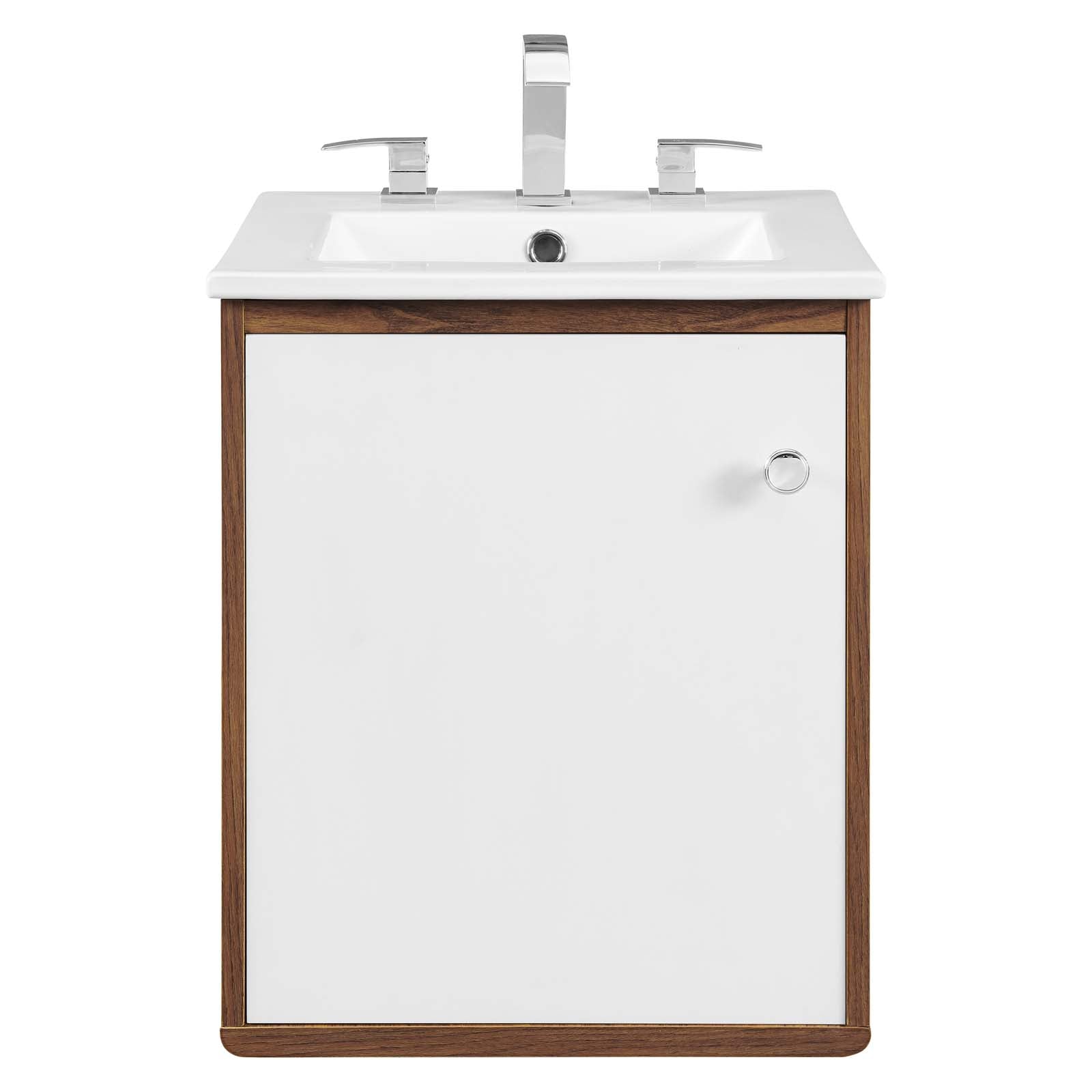 Transmit 18" Wall-Mount Bathroom Vanity By Modway - EEI-4896 | Bathroom Accessories | Modishstore - 3