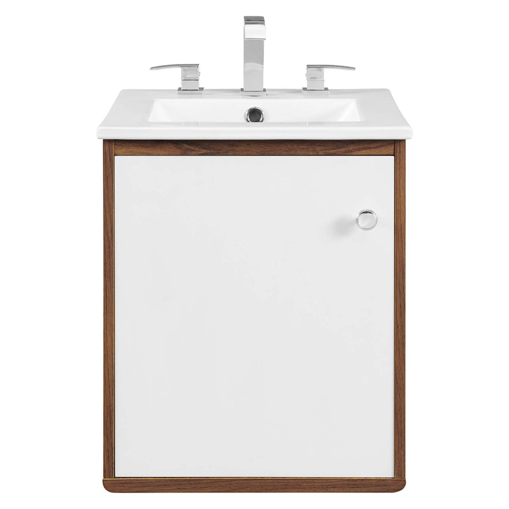 Transmit 18" Wall-Mount Bathroom Vanity By Modway - EEI-4896 | Bathroom Accessories | Modishstore - 3