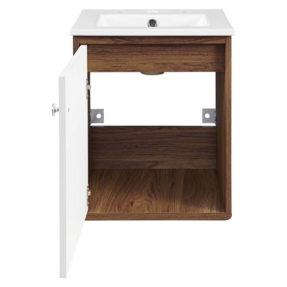 Transmit 18" Wall-Mount Bathroom Vanity By Modway - EEI-4896 | Bathroom Accessories | Modishstore - 5