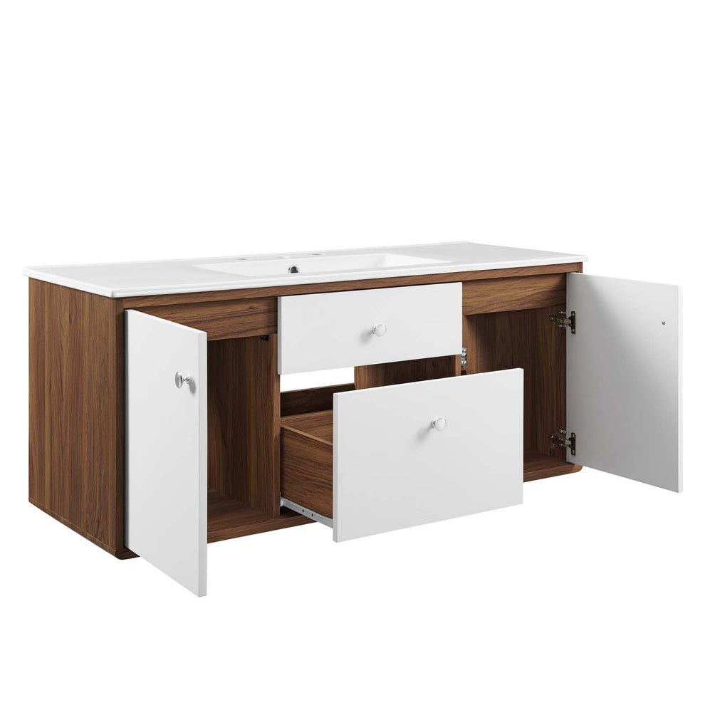 Modway Transmit 48" Wall-Mount Bathroom Vanity - EEI-4900 | Bathroom Accessories | Modishstore - 3