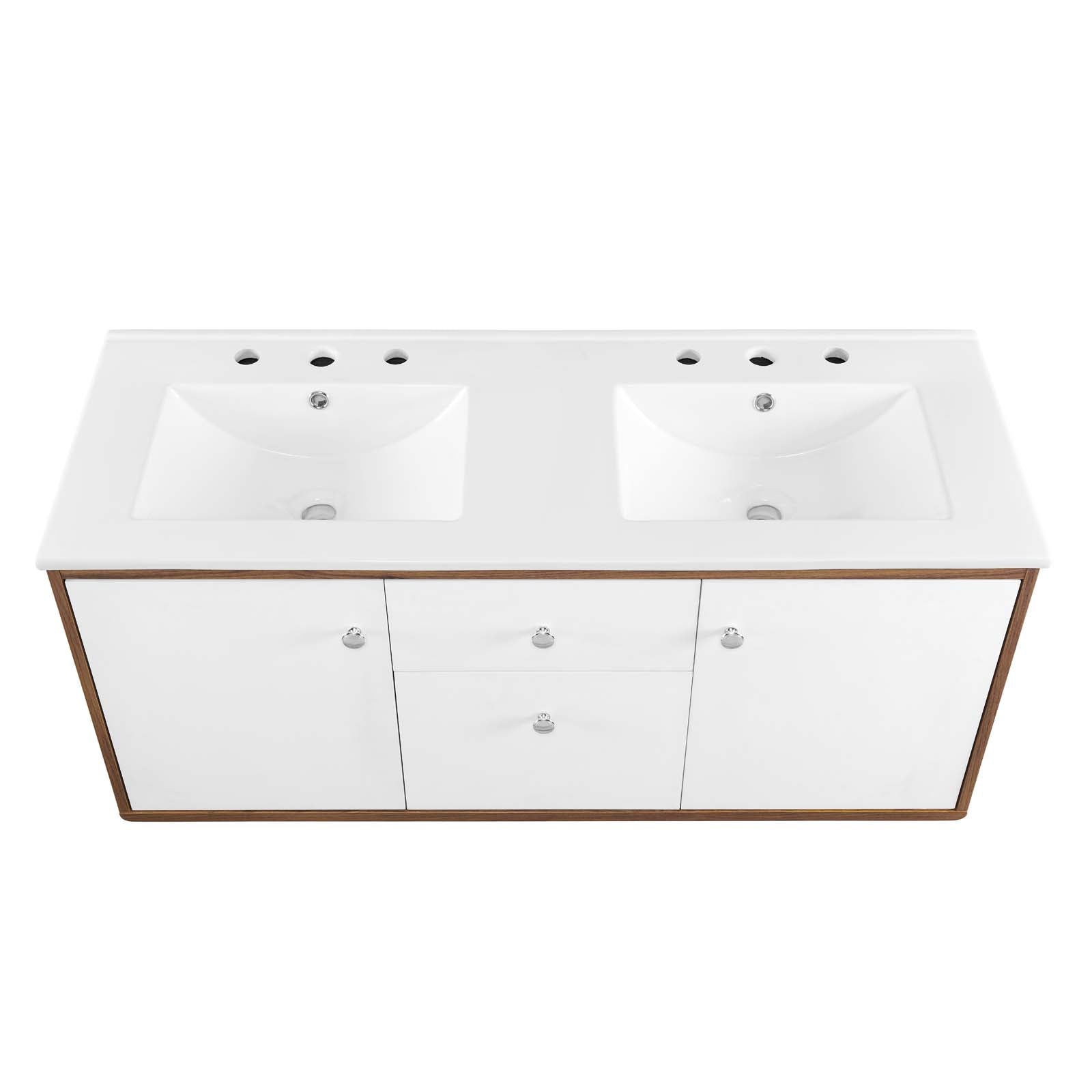 Modway Transmit 48" Wall-Mount Double Bathroom Vanity - EEI-4901 | Bathroom Accessories | Modishstore - 7