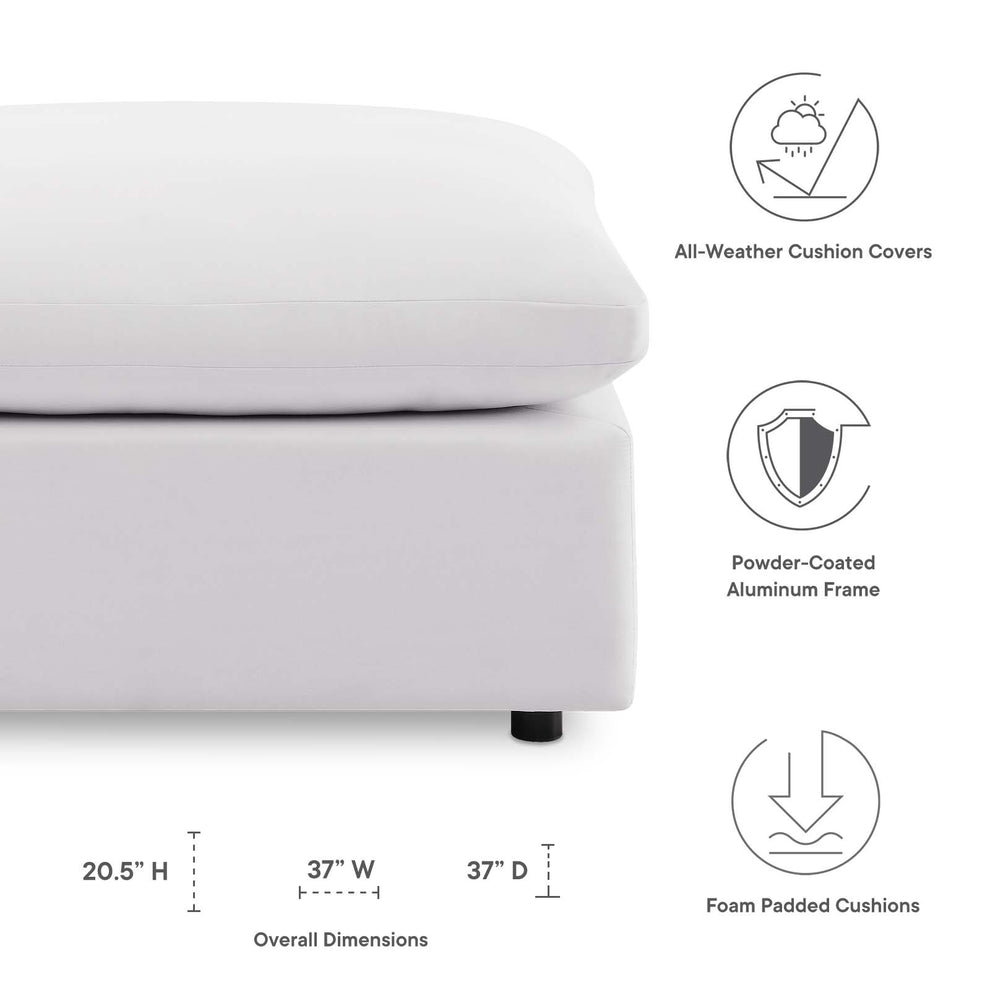 Commix Overstuffed Outdoor Patio Ottoman By Modway - EEI-4903 | Outdoor Ottomans | Modishstore - 12