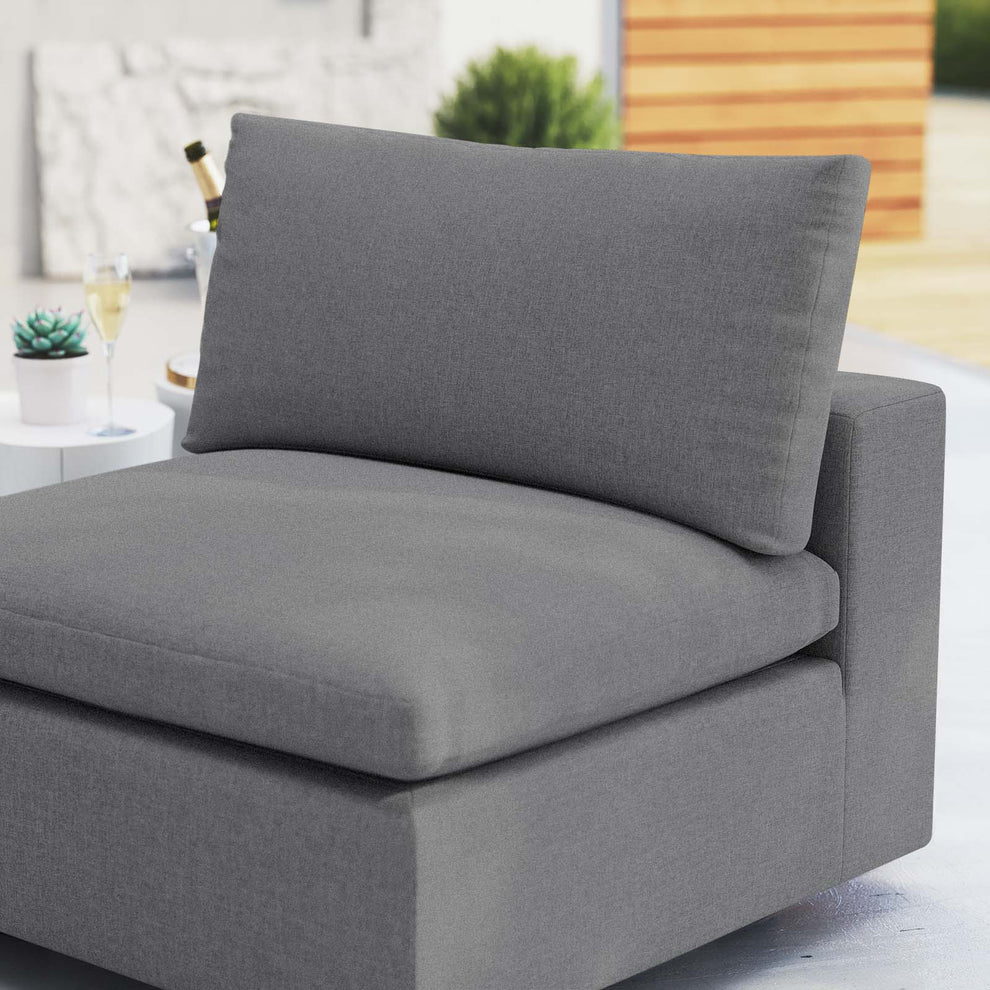 Modway Commix Sunbrella® Outdoor Patio Armless Chair - EEI-4905 | Outdoor Sofas, Loveseats & Sectionals | Modishstore - 8