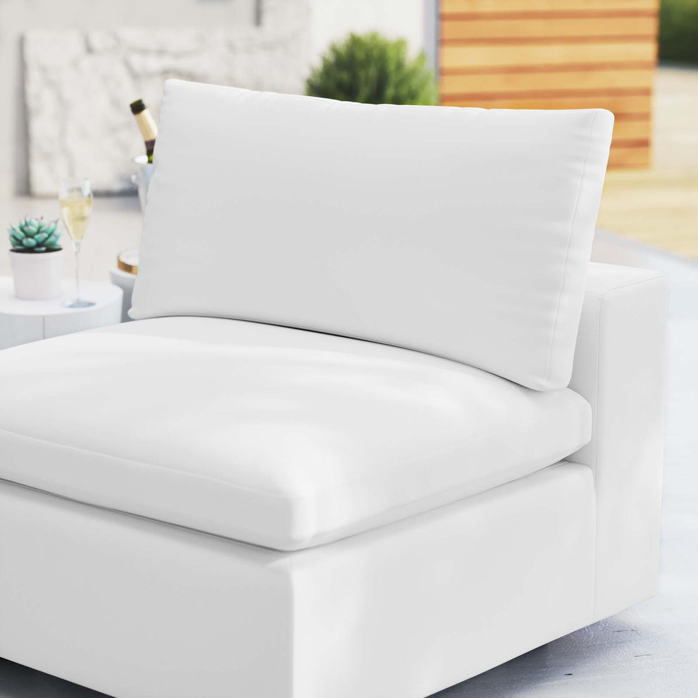 Modway Commix Sunbrella® Outdoor Patio Armless Chair - EEI-4905 | Outdoor Sofas, Loveseats & Sectionals | Modishstore - 15